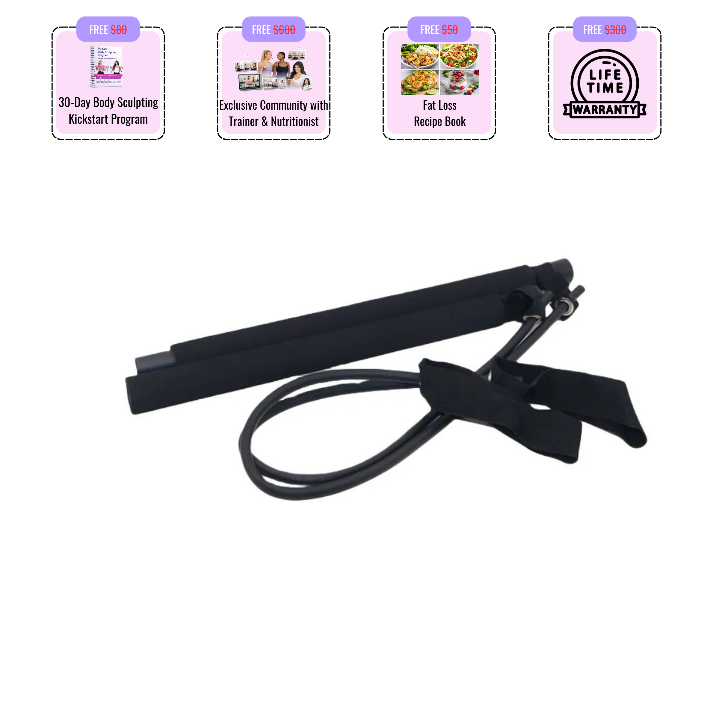 Sukha™ Pilates Training Bar